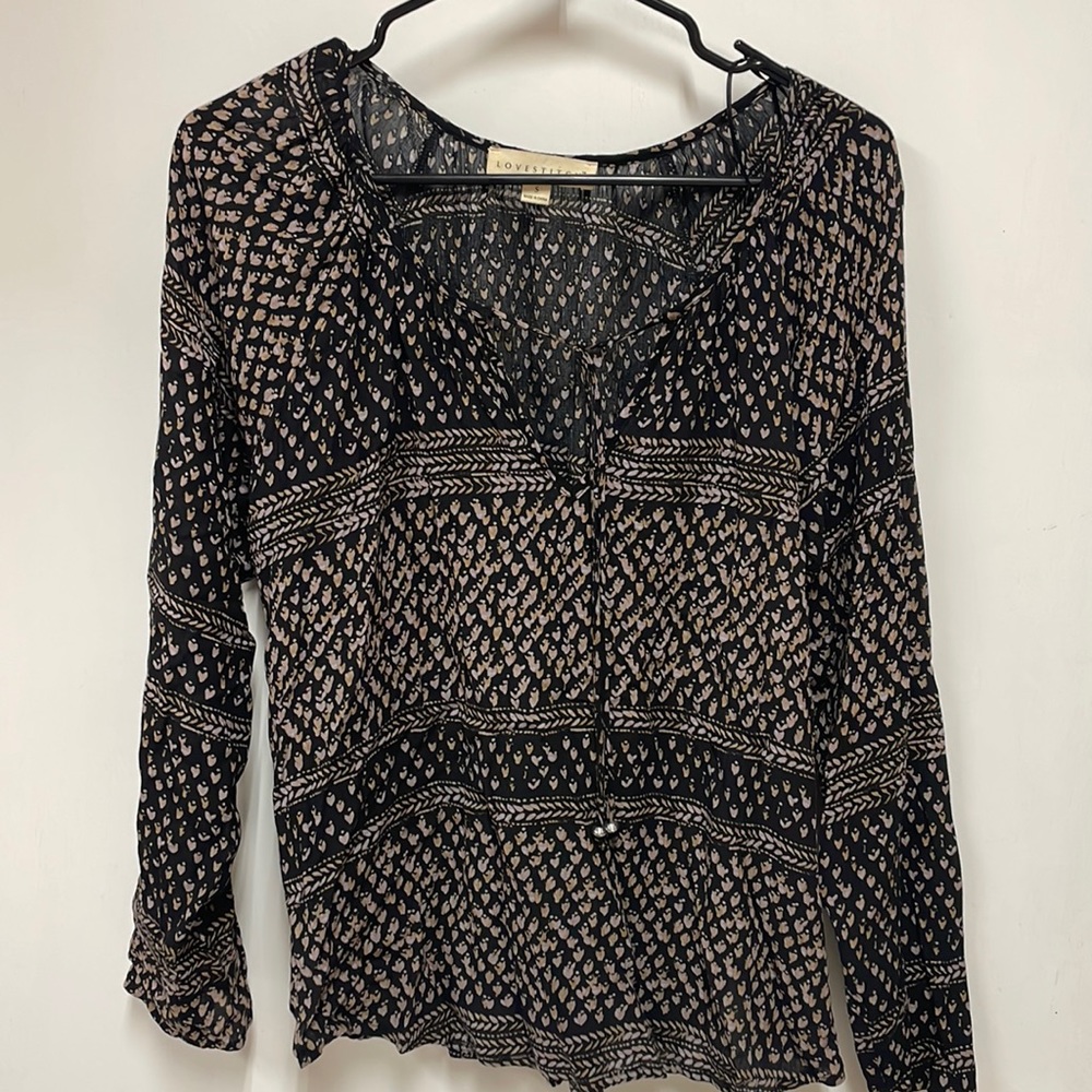 Love stitch small blouse